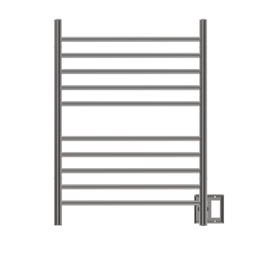 Amba RWH-SP Amba Radiant Hardwired + Plug-in Combo Straight 10 Bar Towel Warmer in Polished - RWH-SP