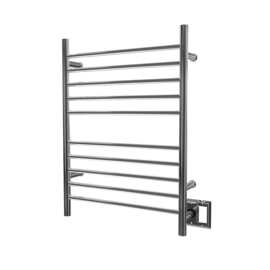 Amba RWH-SP Amba Radiant Hardwired + Plug-in Combo Straight 10 Bar Towel Warmer in Polished - RWH-SP