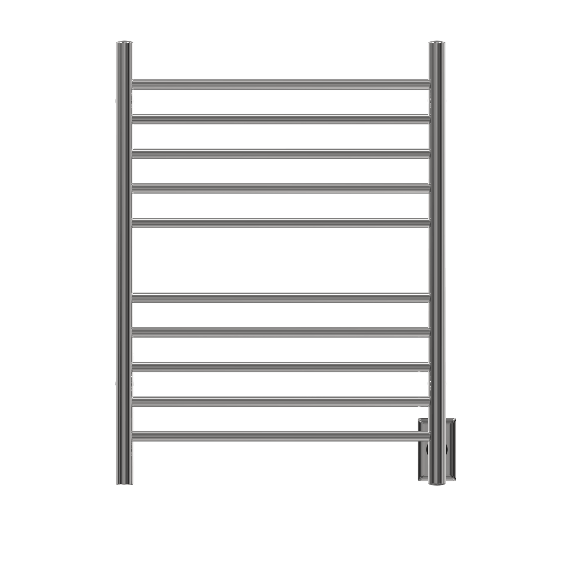 Amba RWH-SP Amba Radiant Hardwired + Plug-in Combo Straight 10 Bar Towel Warmer in Polished - RWH-SP