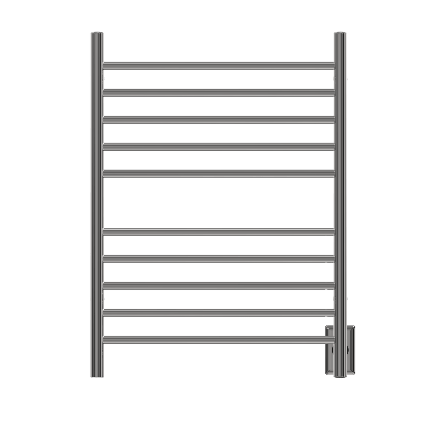 Amba RWH-SP Amba Radiant Hardwired + Plug-in Combo Straight 10 Bar Towel Warmer in Polished - RWH-SP