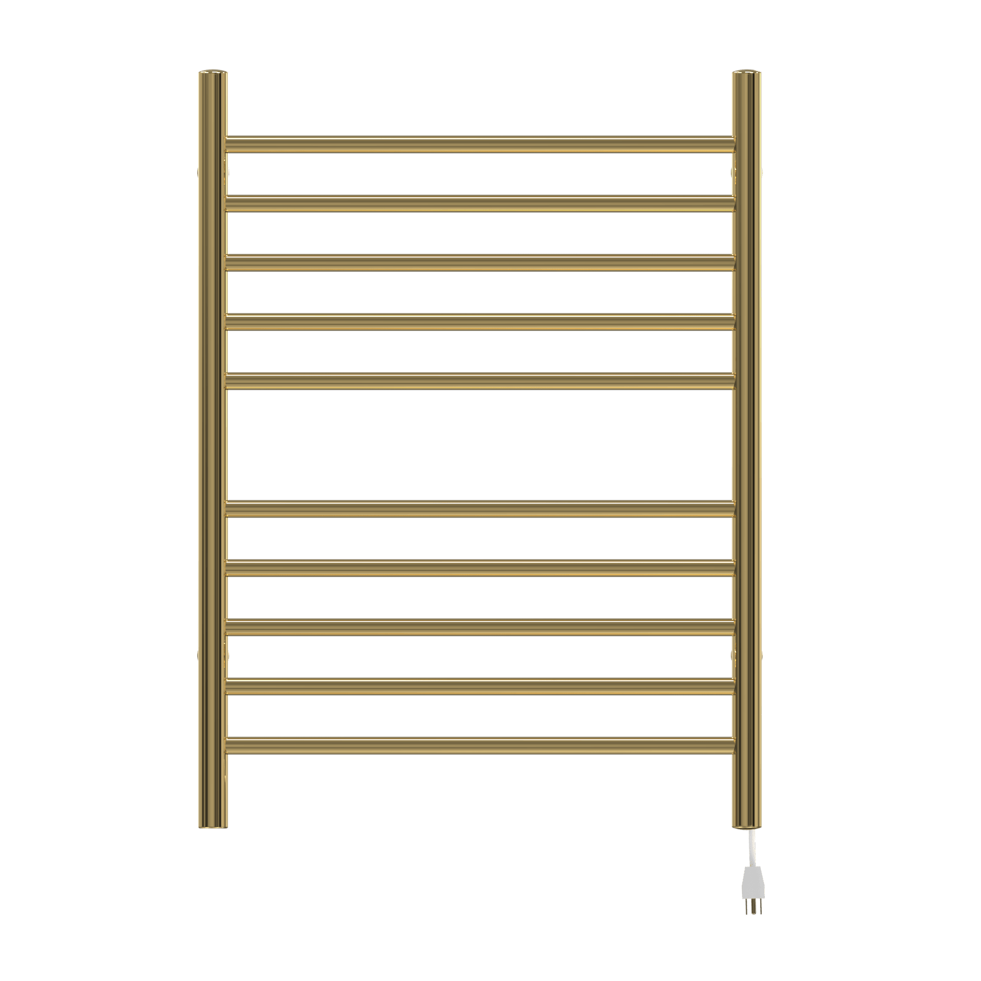 Amba RWH-SPG Amba Radiant Hardwired + Plug-in Combo Straight 10 Bar Towel Warmer in Polished Gold - RWH-SPG