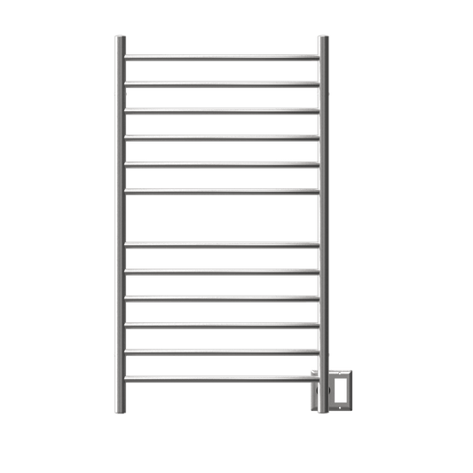 Amba RWHL-CB Amba Radiant Large Hardwired + Plug-in Combo Curved 12 Bar Towel Warmer in Brushed - RWHL-CB