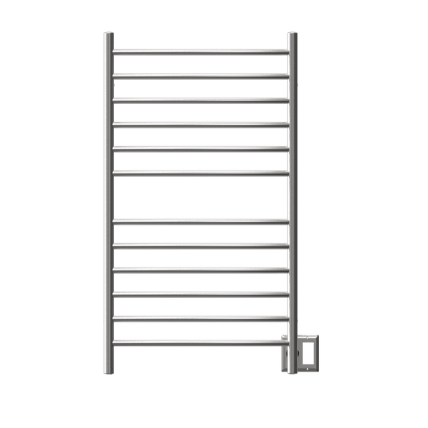 Amba RWHL-CB Amba Radiant Large Hardwired + Plug-in Combo Curved 12 Bar Towel Warmer in Brushed - RWHL-CB