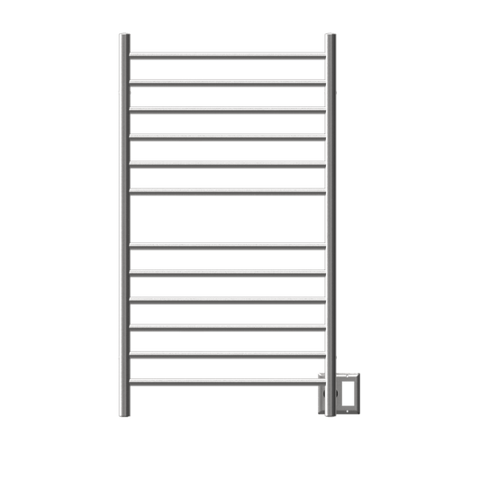 Amba RWHL-SB Amba Radiant Large Hardwired + Plug-in Combo Straight 12 Bar Towel Warmer in Brushed - RWHL-SB