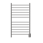 Amba RWHL-SB Amba Radiant Large Hardwired + Plug-in Combo Straight 12 Bar Towel Warmer in Brushed - RWHL-SB