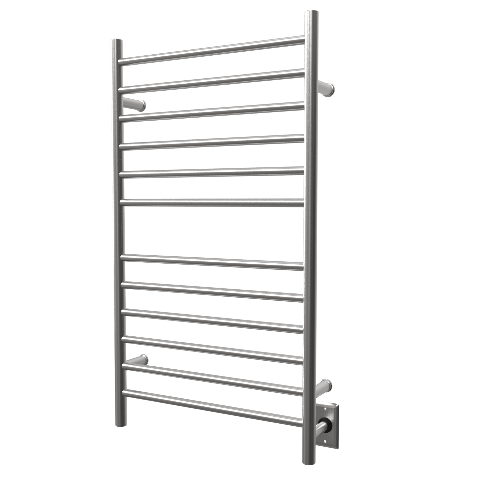 Amba RWHL-SB Amba Radiant Large Hardwired + Plug-in Combo Straight 12 Bar Towel Warmer in Brushed - RWHL-SB