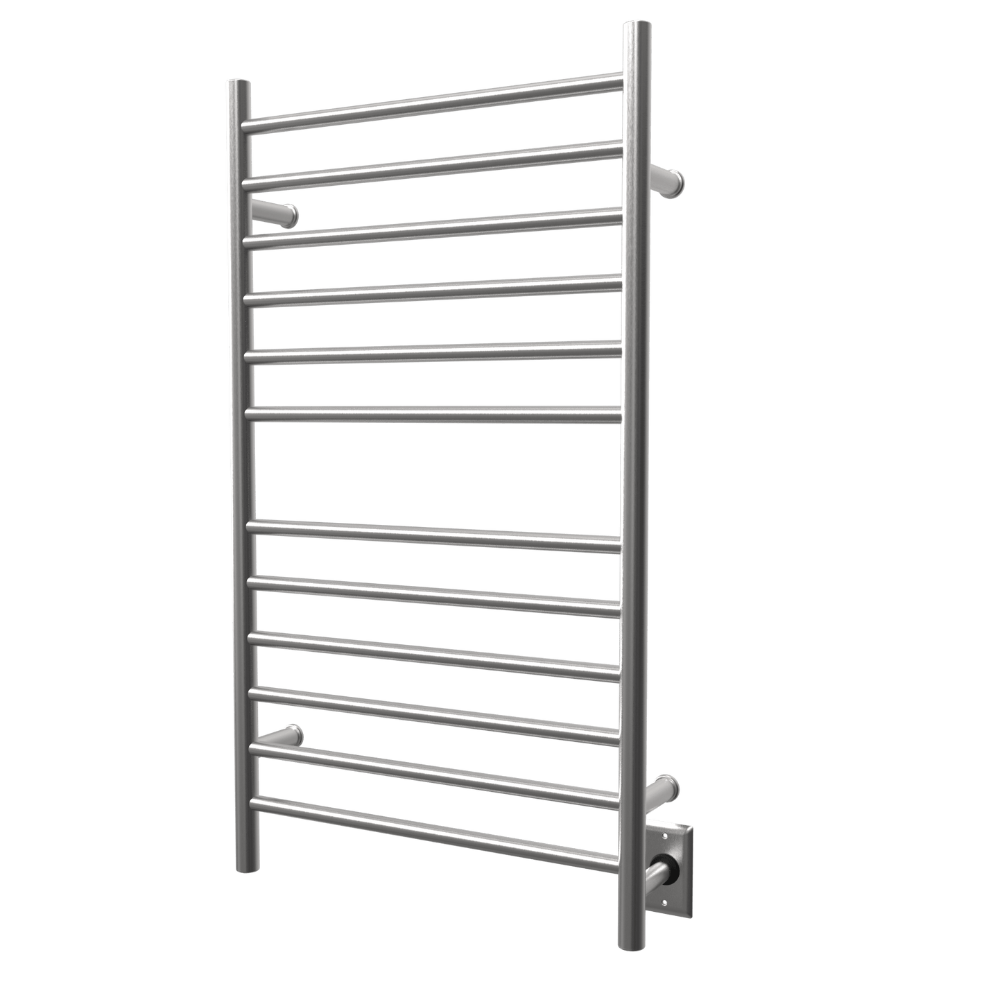 Amba RWHL-SB Amba Radiant Large Hardwired + Plug-in Combo Straight 12 Bar Towel Warmer in Brushed - RWHL-SB