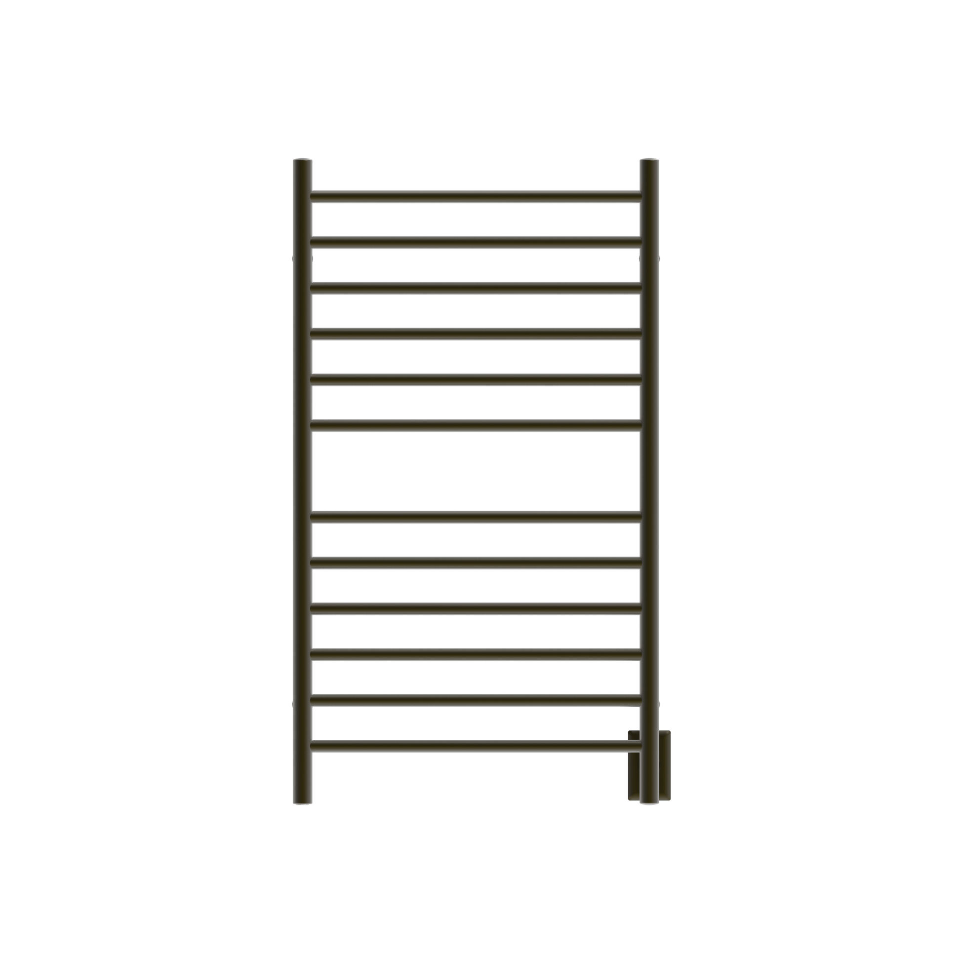 Amba RWHL-SBB Amba Radiant Large Hardwired + Plug-in Combo Straight 12 Bar Towel Warmer in Brushed Bronze - RWHL-SBB