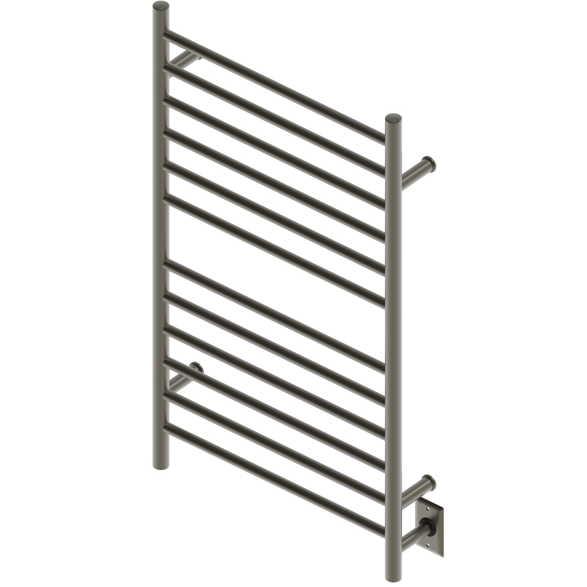 Amba RWHL-SBB Amba Radiant Large Hardwired + Plug-in Combo Straight 12 Bar Towel Warmer in Brushed Bronze - RWHL-SBB