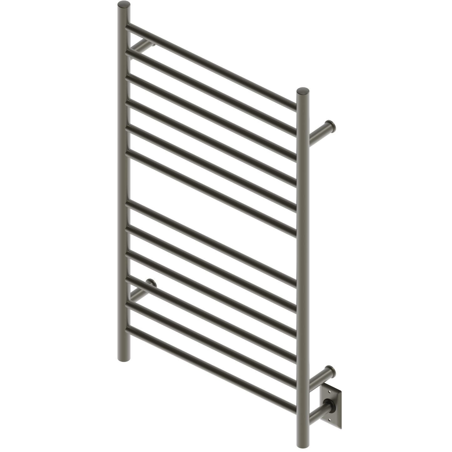 Amba RWHL-SBB Amba Radiant Large Hardwired + Plug-in Combo Straight 12 Bar Towel Warmer in Brushed Bronze - RWHL-SBB