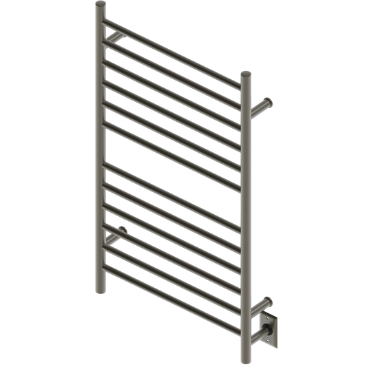 Amba RWHL-SBB Amba Radiant Large Hardwired + Plug-in Combo Straight 12 Bar Towel Warmer in Brushed Bronze - RWHL-SBB