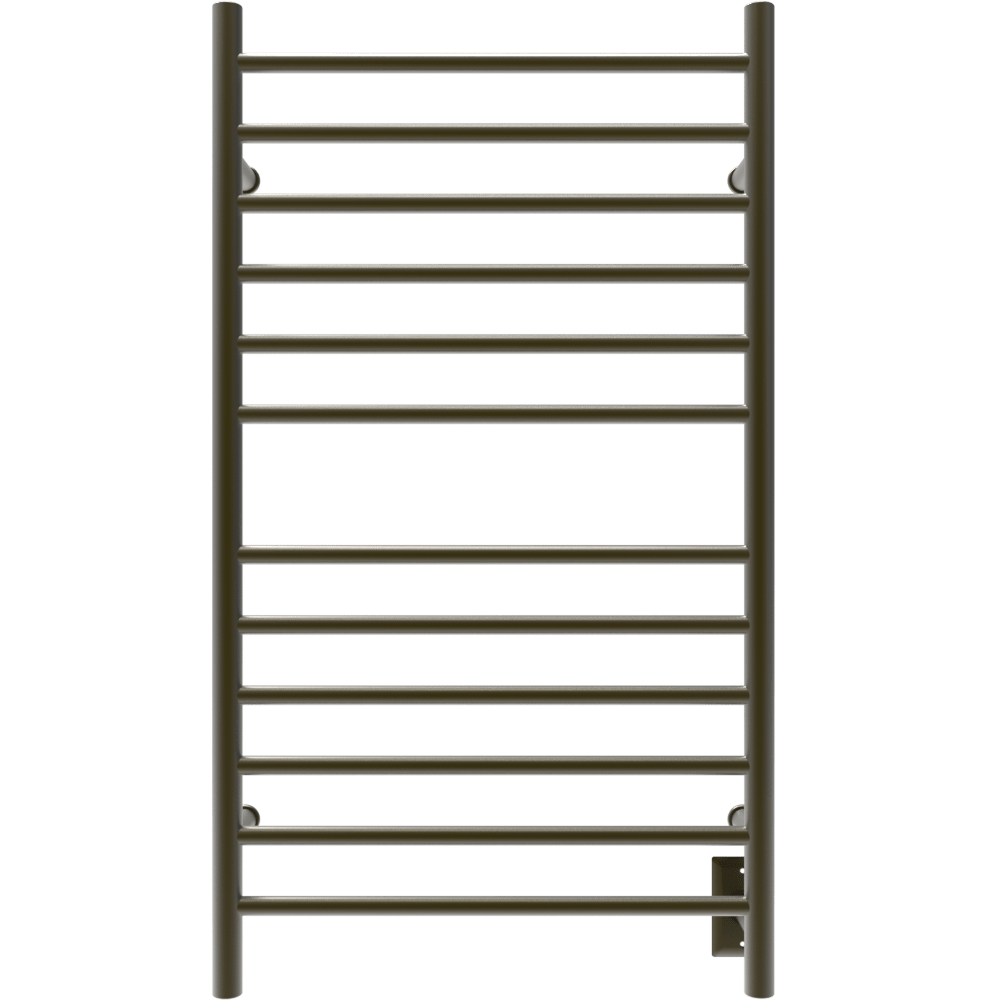 Amba RWHL-SBB Amba Radiant Large Hardwired + Plug-in Combo Straight 12 Bar Towel Warmer in Brushed Bronze - RWHL-SBB