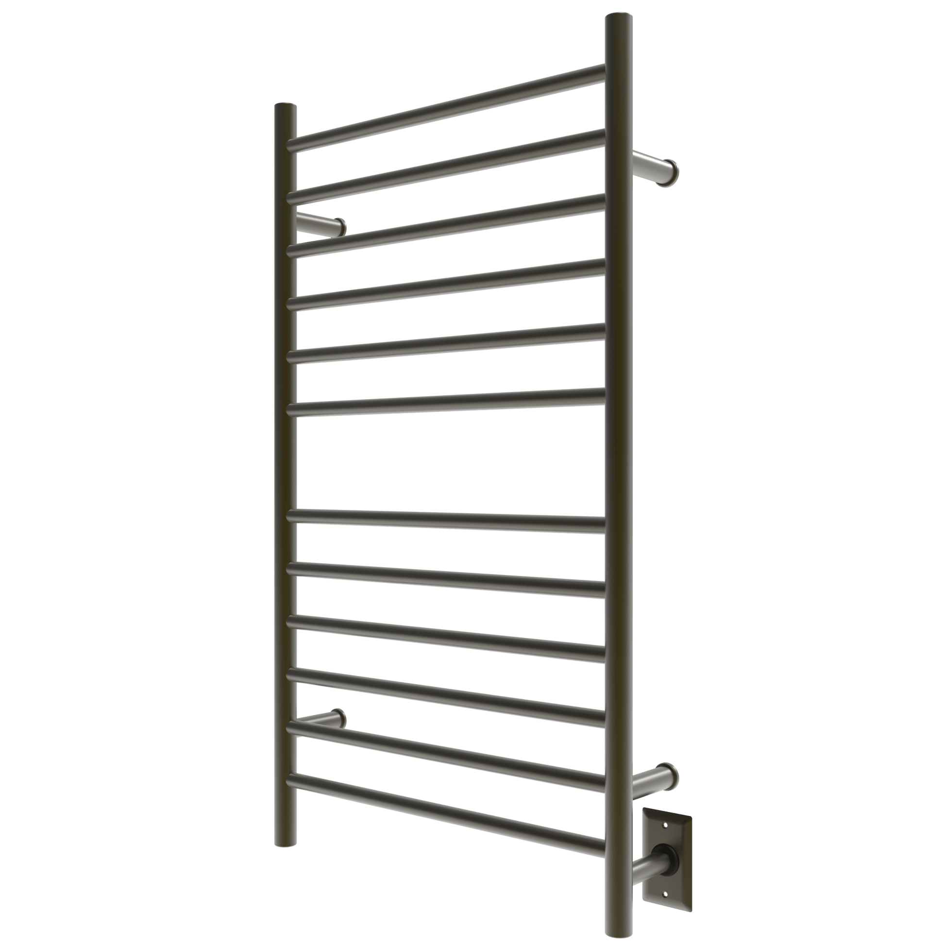 Amba RWHL-SBB Amba Radiant Large Hardwired + Plug-in Combo Straight 12 Bar Towel Warmer in Brushed Bronze - RWHL-SBB