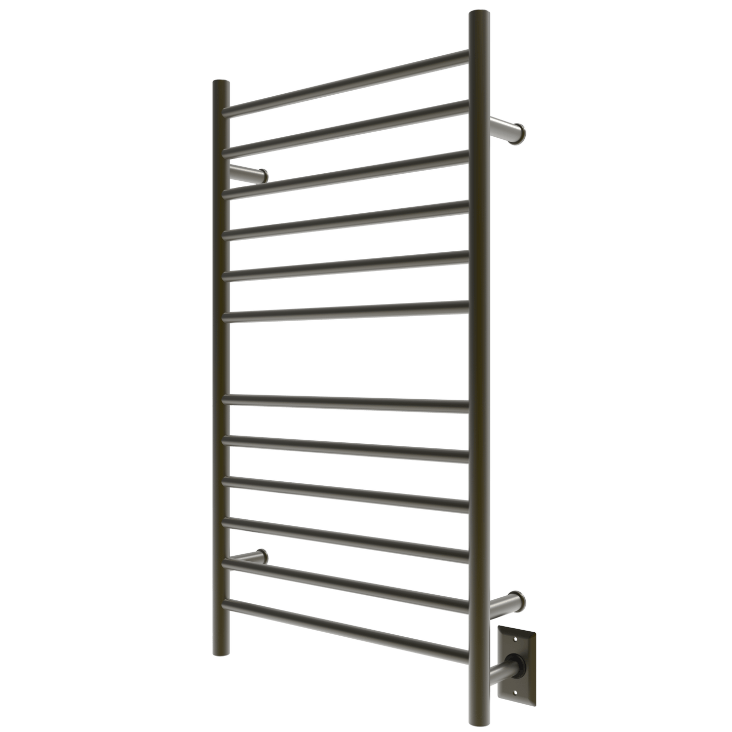 Amba RWHL-SBB Amba Radiant Large Hardwired + Plug-in Combo Straight 12 Bar Towel Warmer in Brushed Bronze - RWHL-SBB