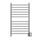 Amba RWHL-SP Amba Radiant Large Hardwired + Plug-in Combo Straight 12 Bar Towel Warmer in Polished - RWHL-SP