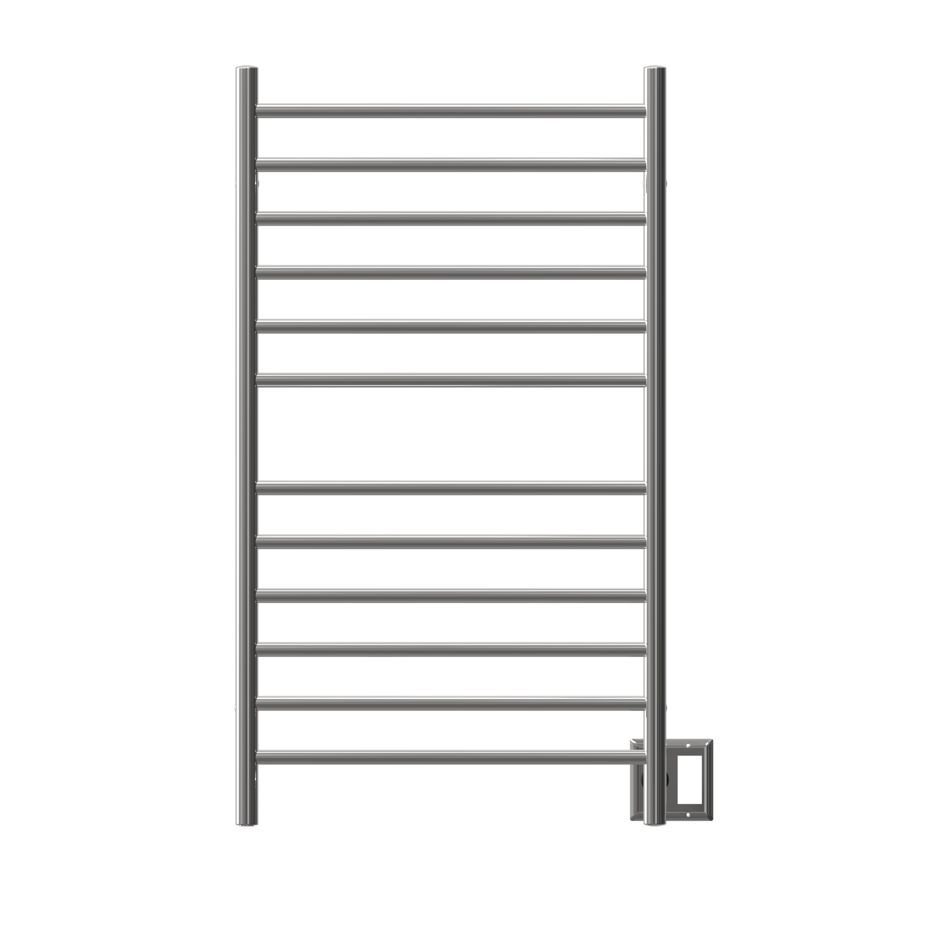 Amba RWHL-SP Amba Radiant Large Hardwired + Plug-in Combo Straight 12 Bar Towel Warmer in Polished - RWHL-SP