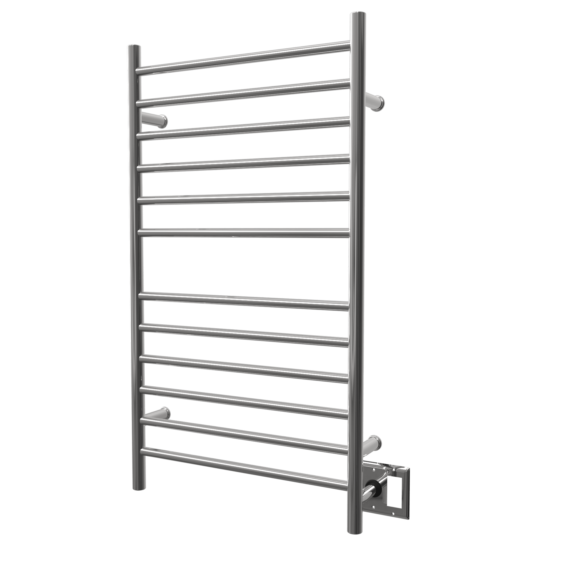 Amba RWHL-SP Amba Radiant Large Hardwired + Plug-in Combo Straight 12 Bar Towel Warmer in Polished - RWHL-SP