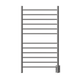 Amba RWHL-SP Amba Radiant Large Hardwired + Plug-in Combo Straight 12 Bar Towel Warmer in Polished - RWHL-SP