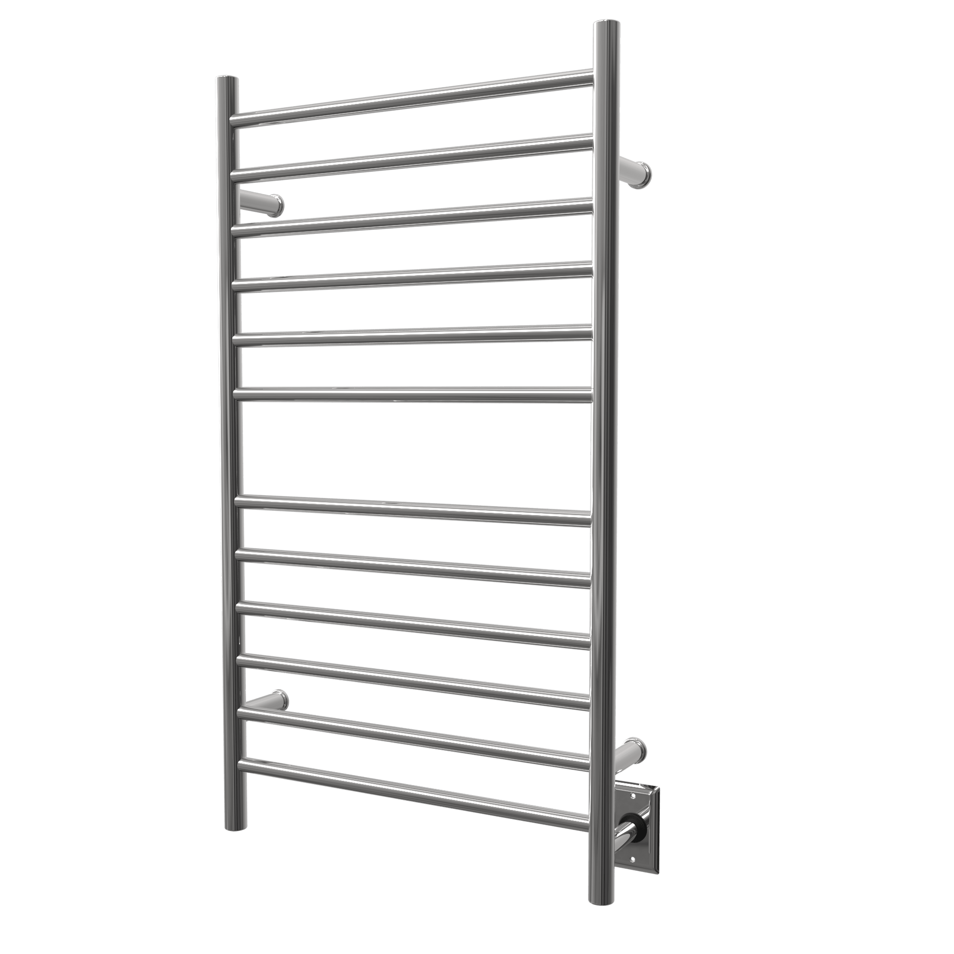 Amba RWHL-SP Amba Radiant Large Hardwired + Plug-in Combo Straight 12 Bar Towel Warmer in Polished - RWHL-SP