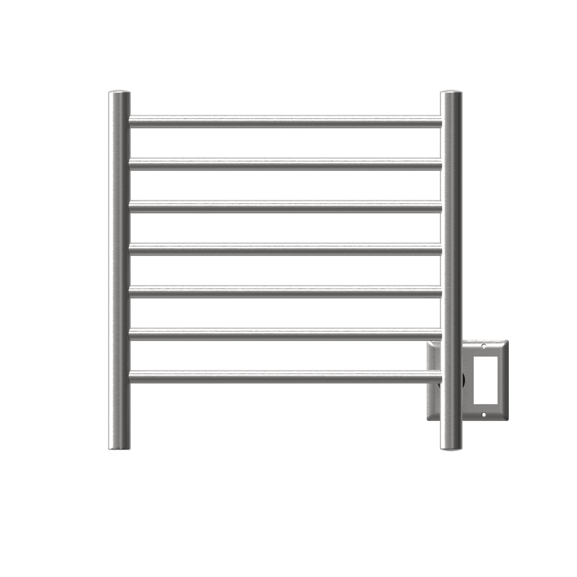 Amba RWHS-SB Amba Radiant Small Hardwired + Plug-in Combo 7 Bar Towel Warmer in Brushed - RWHS-SB