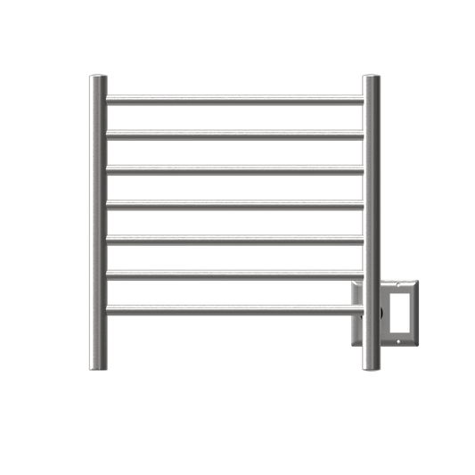 Amba RWHS-SB Amba Radiant Small Hardwired + Plug-in Combo 7 Bar Towel Warmer in Brushed - RWHS-SB