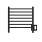 Amba RWHS-SMB Amba Radiant Small Hardwired + Plug-in Combo 7 Bar Towel Warmer in Matte Black - RWHS-SMB