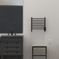 Amba RWHS-SMB Amba Radiant Small Hardwired + Plug-in Combo 7 Bar Towel Warmer in Matte Black - RWHS-SMB