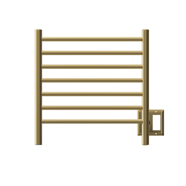 Amba RWHS-SPG Amba Radiant Small Hardwired + Plug-in Combo 7 Bar Towel Warmer in Polished Gold - RWHS-SPG