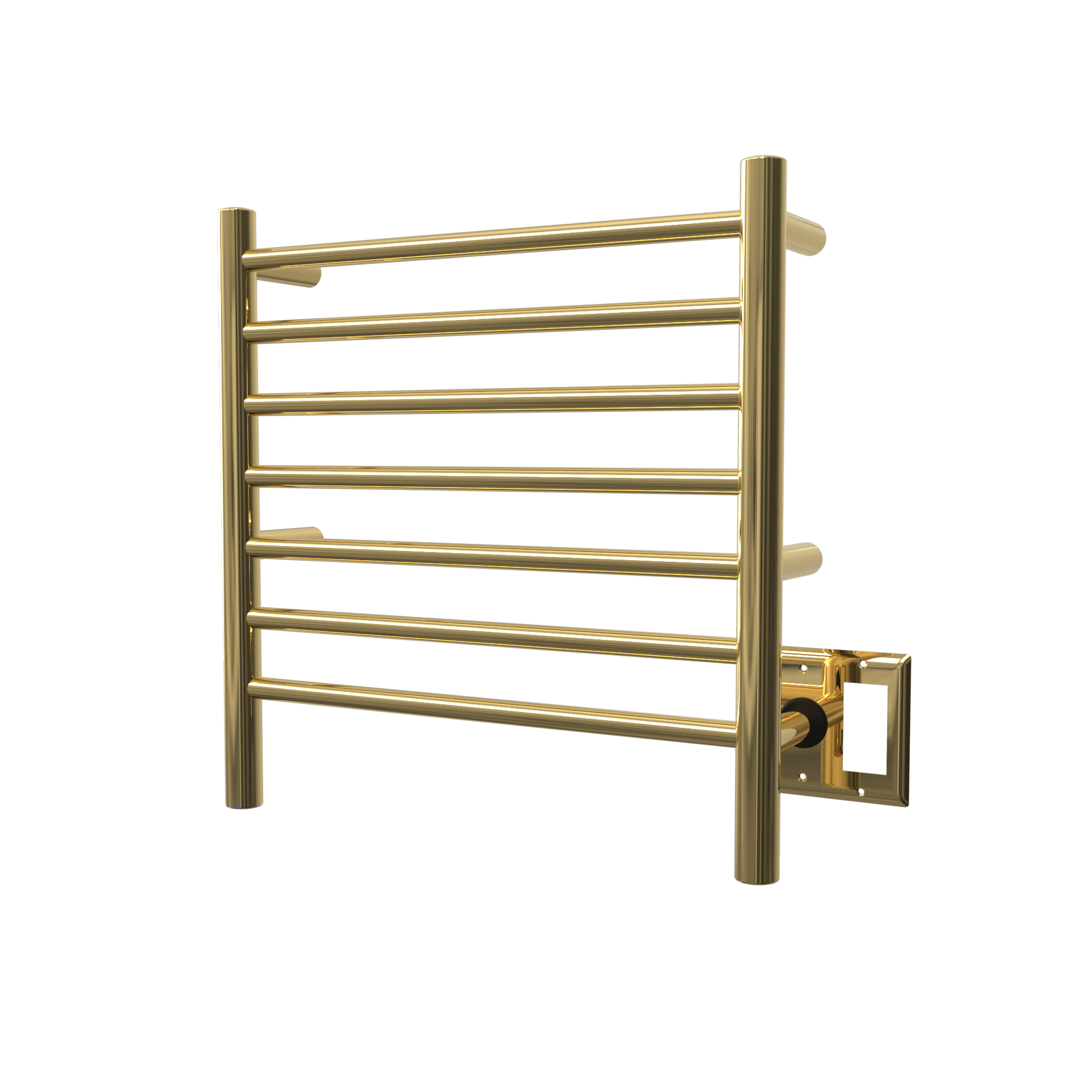 Amba RWHS-SPG Amba Radiant Small Hardwired + Plug-in Combo 7 Bar Towel Warmer in Polished Gold - RWHS-SPG