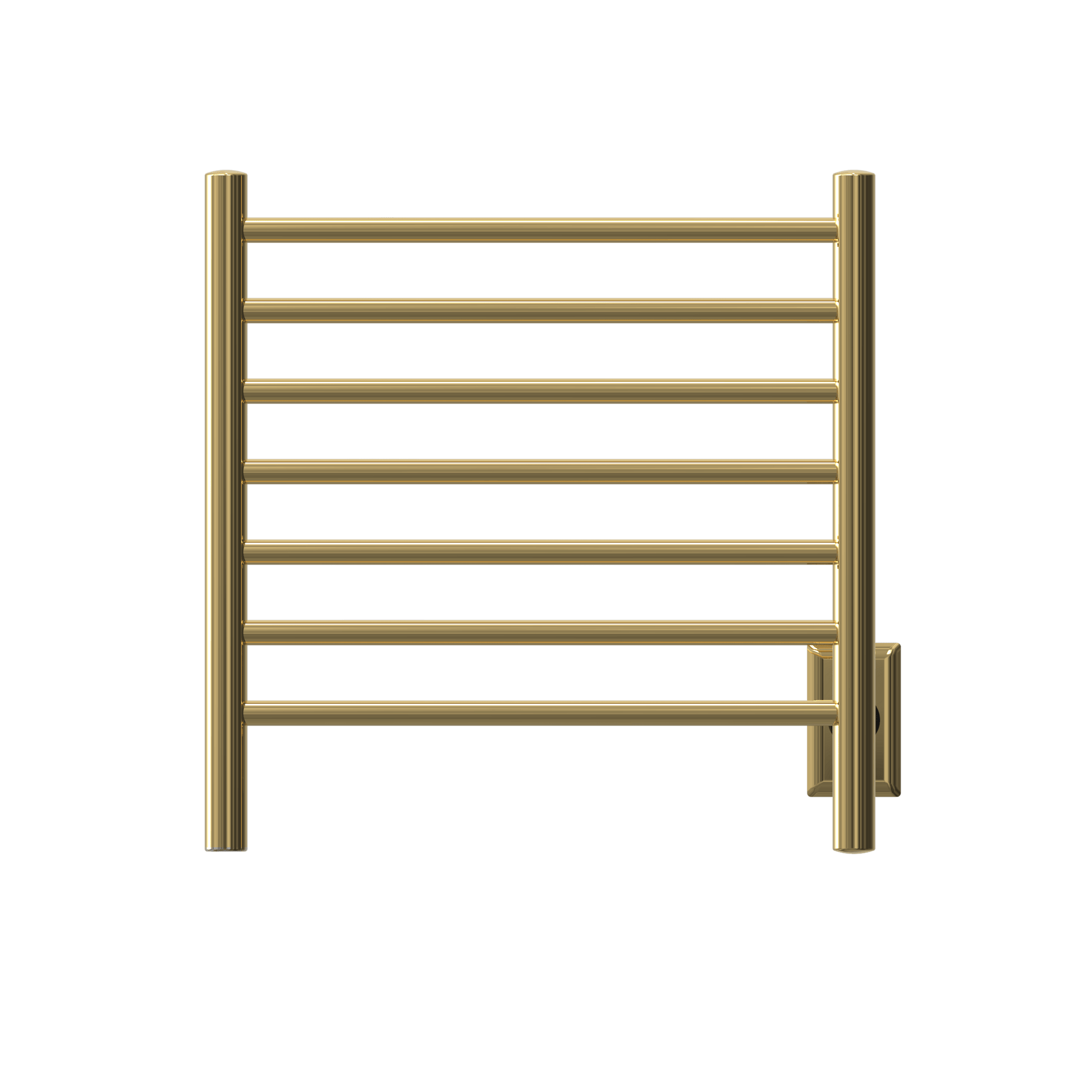 Amba RWHS-SPG Amba Radiant Small Hardwired + Plug-in Combo 7 Bar Towel Warmer in Polished Gold - RWHS-SPG