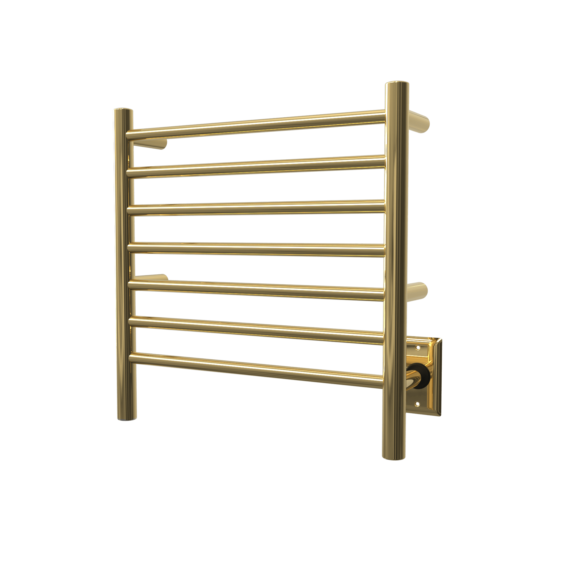 Amba RWHS-SPG Amba Radiant Small Hardwired + Plug-in Combo 7 Bar Towel Warmer in Polished Gold - RWHS-SPG