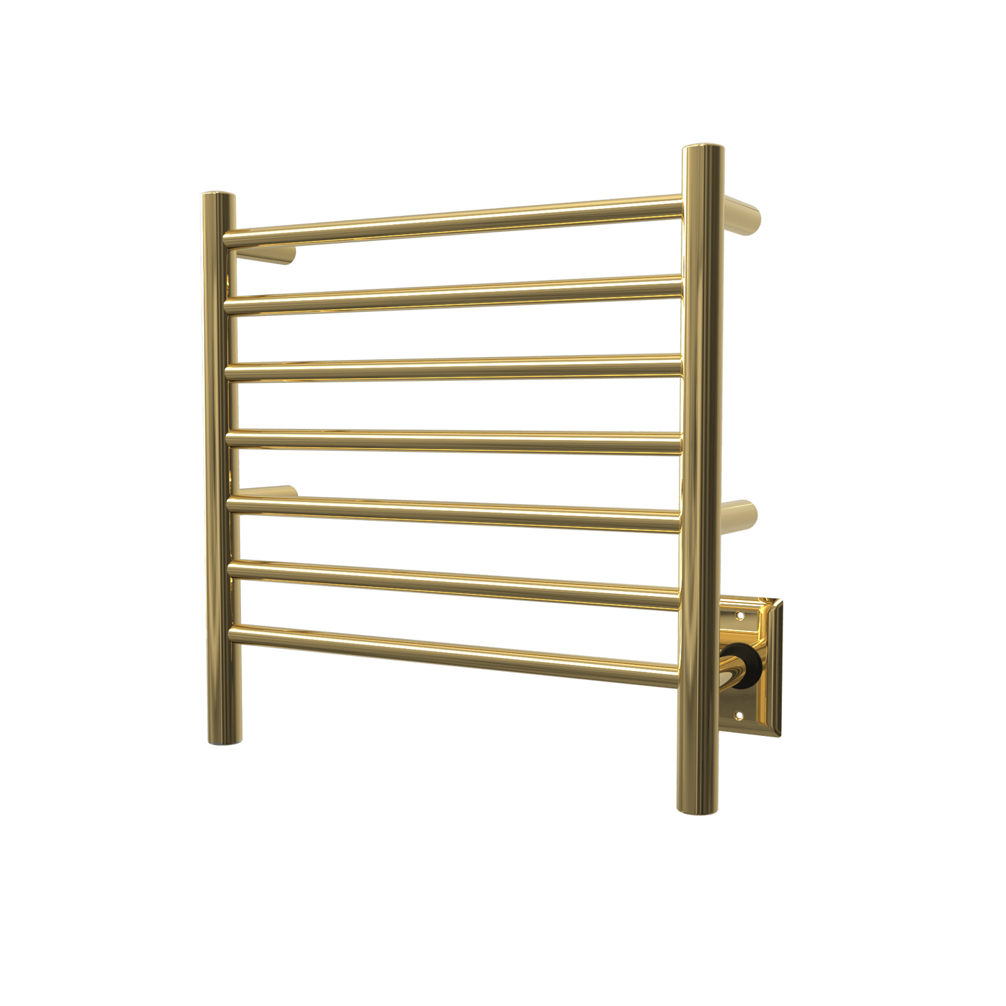 Amba RWHS-SPG Amba Radiant Small Hardwired + Plug-in Combo 7 Bar Towel Warmer in Polished Gold - RWHS-SPG