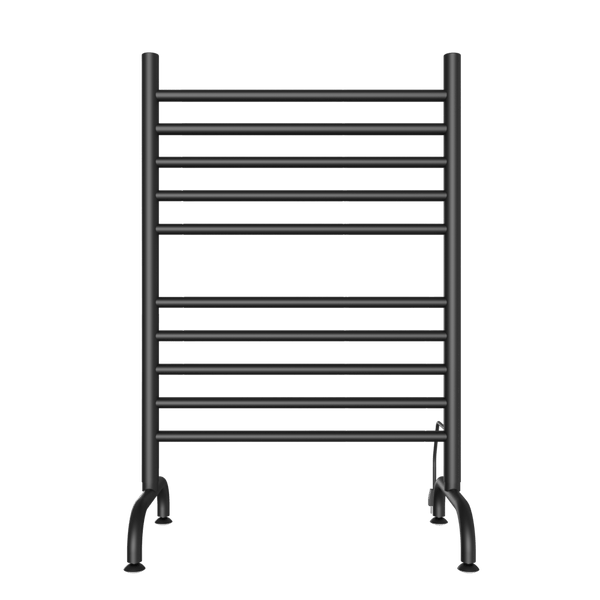 Amba SAFSMB-24 Amba Solo 24 Freestanding 10 Bar Towel Warmer in Matte Black - SAFSMB-24