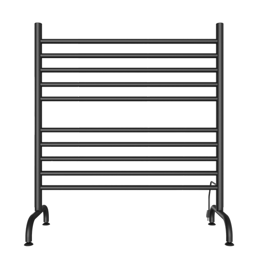 Amba SAFSMB-33 Amba Solo 33" Freestanding 10 Bar Towel Warmer in Matte Black - SAFSMB-33