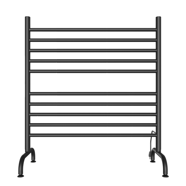 Amba SAFSMB-33 Amba Solo 33 Freestanding 10 Bar Towel Warmer in Matte Black - SAFSMB-33