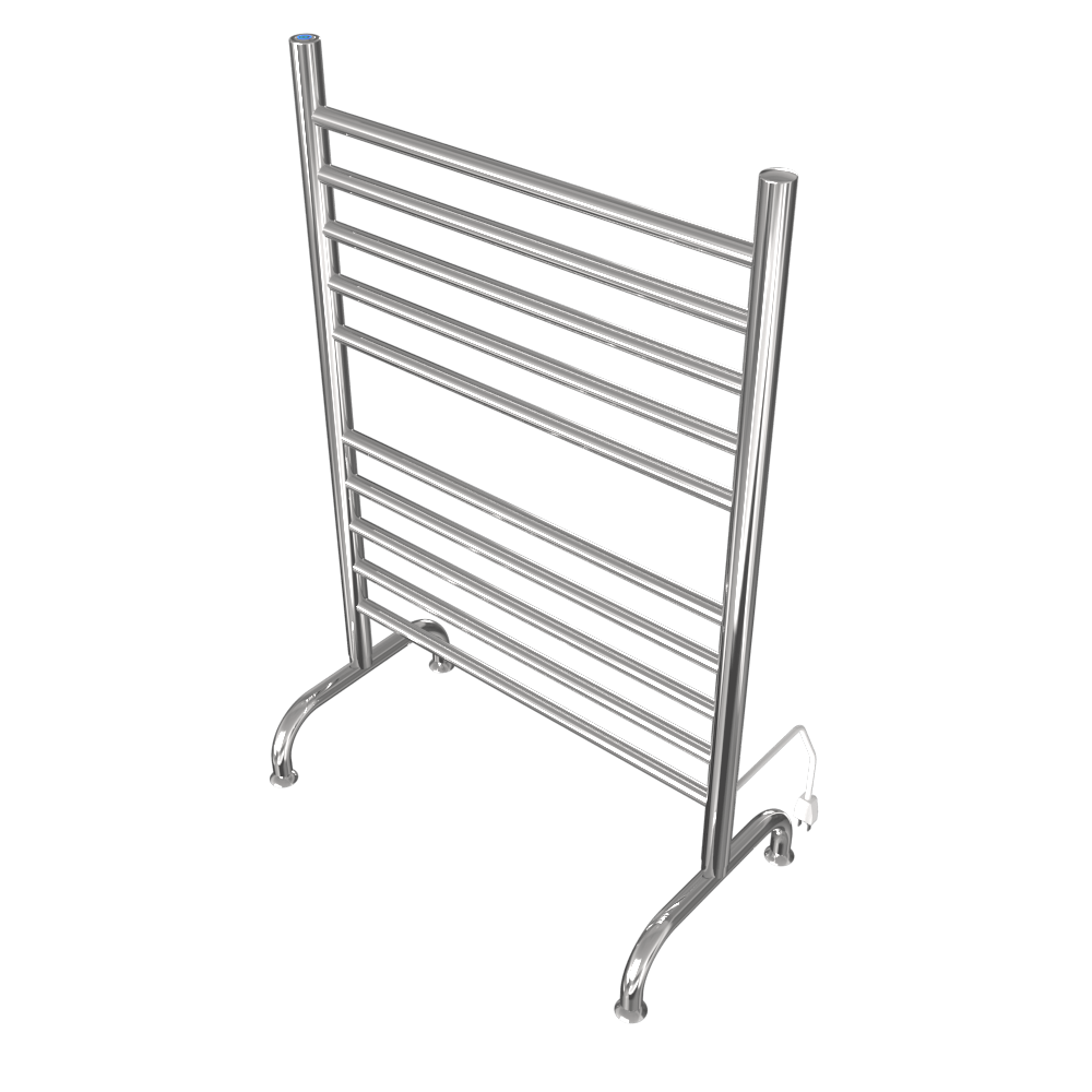 Amba SAFSP-24 Amba Solo 24" Freestanding 10 Bar Towel Warmer in Polished - SAFSP-24