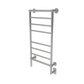 Amba T-2040PN Amba Traditional Model T-2040 8 Bar Hardwired Towel Warmer in Polished Nickel - T-2040PN