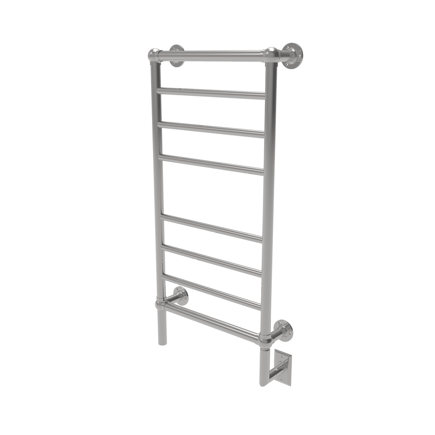 Amba T-2040PN Amba Traditional Model T-2040 8 Bar Hardwired Towel Warmer in Polished Nickel - T-2040PN