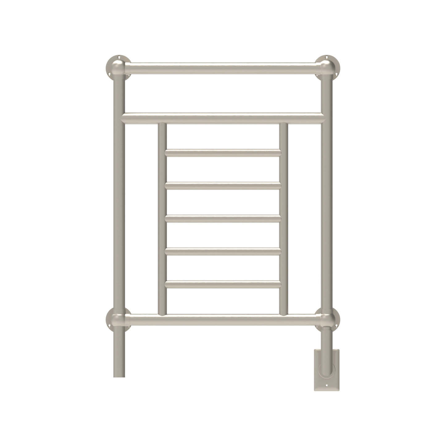 Amba T-2536BN Amba Traditional Model T-2536 8 Bar Hardwired Towel Warmer in Brushed Nickel - T-2536BN