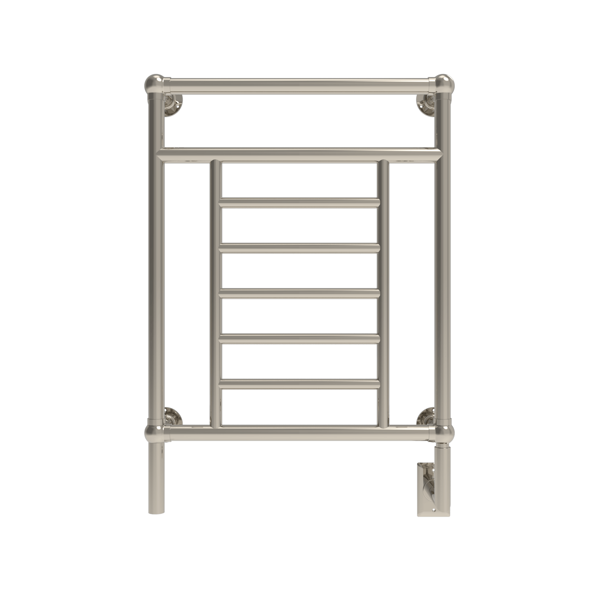 Amba T-2536PN Amba Traditional Model T-2536 8 Bar Hardwired Towel Warmer in Polished Nickel - T-2536PN