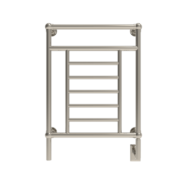 Amba T-2536PN Amba Traditional Model T-2536 8 Bar Hardwired Towel Warmer in Polished Nickel - T-2536PN