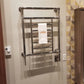 Amba T-2536PN Amba Traditional Model T-2536 8 Bar Hardwired Towel Warmer in Polished Nickel - T-2536PN