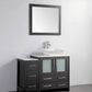 42 Inch Single Sink Bathroom Vanity in Espresso with Marble Countertop - Vanity Art VA3130-42E