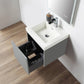 Blossom 028 20 15 A SC Blossom 20" Floating Bathroom Vanity with Sink & Side Cabinet - Light Gray 028 20 15 A SC