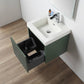 Blossom 028 20 27 A Blossom 20" Floating Bathroom Vanity with Sink - Aventurine Green 028 20 27 A