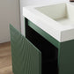 Blossom 028 20 27 A Blossom 20" Floating Bathroom Vanity with Sink - Aventurine Green 028 20 27 A