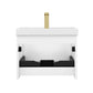 Blossom 028 24 01 A Blossom 24" Floating Bathroom Vanity with Sink - Matte White 028 24 01 A