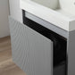 Blossom 028 24 15 A Blossom 24" Floating Bathroom Vanity with Sink - Light Gray 028 24 15 A