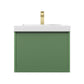 Blossom 028 24 27 A Blossom 24" Floating Bathroom Vanity with Sink - Aventurine Green 028 24 27 A