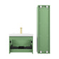 Blossom 028 24 27 A SC Blossom 24" Floating Bathroom Vanity with Sink & Side Cabinet - Aventurine Green 028 24 27 A SC